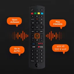 TBT Premium Bluetooth Remote Control Compatible for Settop Box with Voice Function Jio, JioTV, Jio TV, (Please Match The Image with Your Old Remote) Remote Controller image 4