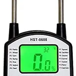 Grain Moisture Meter Handheld Humidity Tester for Wheat, Rice, Corn, etc All-in-One Digital Moisture Measurer-25