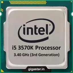 GIGASTAR 3.4 GHz LGA 1155 Intel i5-3570K For H61 Motherboard 3rd Generation Processor-19