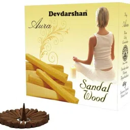 Aura Sandal Dhoop Cone 12 Units of 40g Each) Sandal Dhoop-image-2