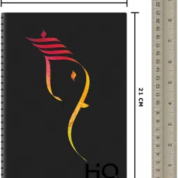 navneet HQ My Notes (A5 Size) - Ganesha Series A5 Notebook Single Ruled 192 Pages image 2