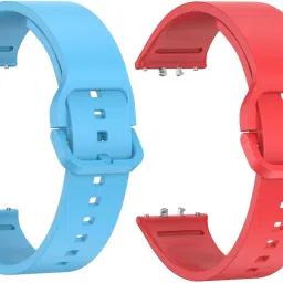 valente Silicone Watch Bands for Galaxy Fit 3 (Pack of 2) Smart Band Strap-image-63