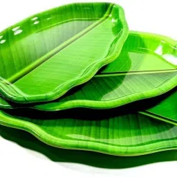Dark Green Plate Serving Set-36