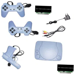 COUNTACH Classic TV Game 8 BIT Console Inbuilt Games with (2 Cassettes) Style 142 NA GB with Contra, Super Mario Bros, F1 Race, Cricket Game-image-45