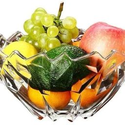 Glass Storage Bowl Crystal Glass Fruit Bowl 12 inch Tableware Decoration Flat Base Mixing Bowl Disposable-image-62