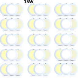 15W Vega 3-In-1 Led Panel Ceiling Light (Cool/Warm/Natural White, Pack Of 15) Recessed Ceiling Lamp-image-52