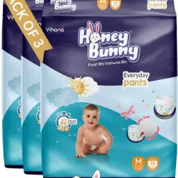 Baby Diaper Pants with bubble top sheet| Extra Soft | 12 Hour protection Medium - M-image-53