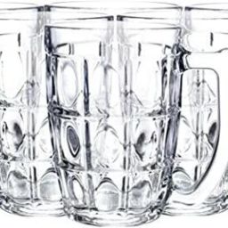 (Pack of 6) Auburn Lake Beer Mugs, 380 ml, 6 Piece Glass Set Water/Juice Glass-image-67