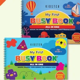 My Busy book combo with learning activities for toddlers-34