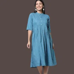 Women Bodycon Multicolor Knee Length Dress-image-18