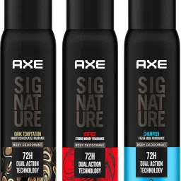 SIGNATURE Dark Temptation, Champion and Intense Deodorant No Gas Body Perfume Deodorant Spray - For Men-13