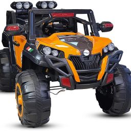 Jeep Ride On Toy for Kids | Battery Operated Car with Light & Music Jeep Battery Operated Ride On-image-94