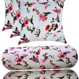 Microfibre Floral Sleeping Pillow Pack of 5-image-47