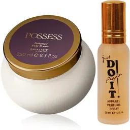 Possess Perfumed Body Cream 250ml With Just Do It Perfume 30ml-picture-1