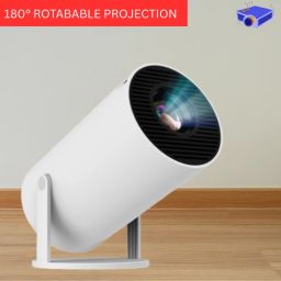 Clairbell Mini HD Projector for Home 4KSupport With Built-in App Netflix/Prime/YouTubeC105 (4500 lm / 1 Speaker / Wireless / Remote Controller) Portable Projector-image-53