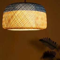 Bamboo Hanging Lampshades Pendant bamboo Ceiling Lamp shades(D45XH25CM) Hanging Lights (Pendant Lights) Lamp Shade-42