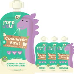 Baby Food - Green Apples, Cucumber & Pear Puree for Little ones, Ready to Eat Cereal-8