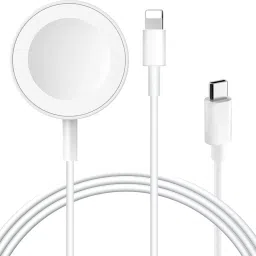 Cokoeye Fast Charging 2-in-1 Type-C iWatch Charger for Apple Devices Charging Pad-image-42