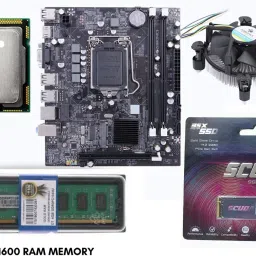 Thunderz H61 kit with i5 3rd processor+ 4gb ddr3 ram+ Scuda 256gb NVMe+ Cpu fan Combo Motherboard-30