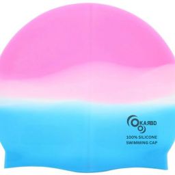Silicone Swim Cap Unisex Universal Size Soft Swimming Pool Head Cap Multicolor Swimming Cap-image-63