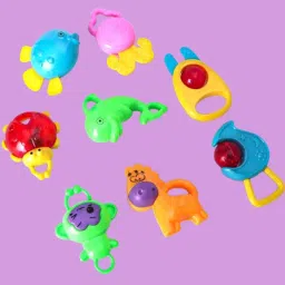 Colorful Teether Rattle Set of Attractive Rattle Toy Rattle-17