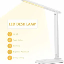 firstlike Rechargeable LED Touch On/Off Switch Desk Table Lamp Children Eye Protection Office Desk Light Folding Desk Lamp USB Charging Touch Dimmer 10 hrs Lantern Emergency Light image 3