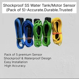 BuckByte Fully Auto Water Level Controller+5 Wired Sensors+1Yr Warranty+Indicator Wired Sensor Security System image 2