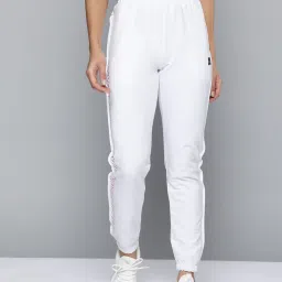 Women Solid White Track Pants-image-29