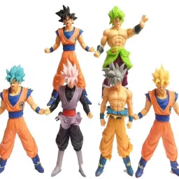 Dragon-Ball Z Super Saiyan Action Figures 18.5 cm (Pack of 6)-image-5