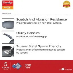 prestige Omega Select Plus Tawa 30 cm diameter image 4
