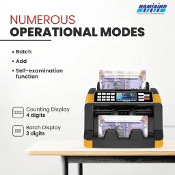 NAMIBIND Banko 22 Premium Quality Mix Note Value & Fake Note Detection with Tripe Display Note Counting Machine image 3
