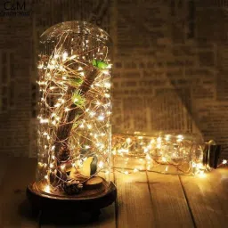 crazy saman Flickering String Light LED 20 LEDs Battery Operated Bottle Light For Decoration Light Electronic Hobby Kit image 2