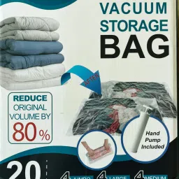 Durable Vacuum Storage Bags – Space-Saving for Clothes, Blankets, and Travel High Volume Storage Vacuum Bags, Miscellaneous Storage Vacuum Bags-image-2