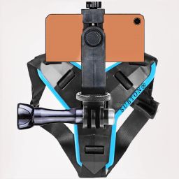 subton Helmet Head Belt/Strap|Chin Mount For Camera MotoVlogging With 360 Mobile Holder Strap-34