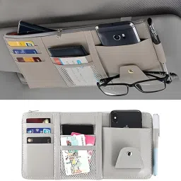 Car Sun Visor Organizer,auto interior accessories, MULTIFUNCTIONAL STORAGE BAG Car Multi Pocket-16