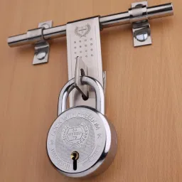 Padlock 75mm 9 Lever with 3 Keys T-26-0255 Pack of 1/ Mild Steel Material Padlock-15