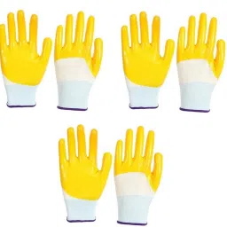 Nylon Nitrile Coated Industrial Safety Hand Gloves Heat Resistant for Women K1 Hockey Gloves-image-53