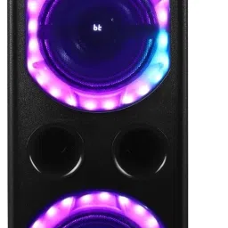 melodia 8-Inch Double Woofer Tower Speaker with MOSFET Amplifier & Wireless 12 W Bluetooth Tower Speaker-image-9