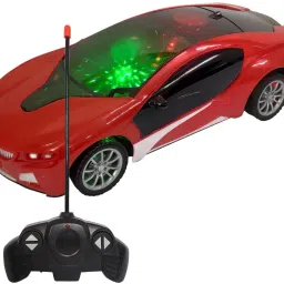 4 Function Remote Control Famous car with 3D Lights Full Functions Turns Left, Right, Wireless Remote, high Speed, Forward and Reverse for Kids Boys-image-67