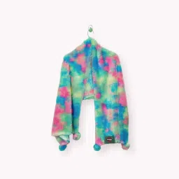 Woven Wool Blend Women Multicolor Stole-image-55