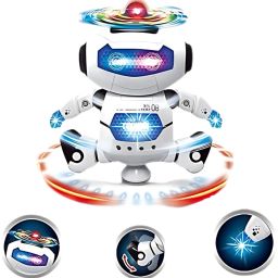 Dance Robot Electronic Toy for Kids | Light, Sound & 360° Movement Robot-image-83