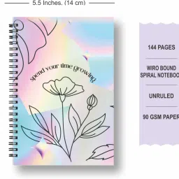 rot rix Notebook A5 Diary Unruled 144 Pages image 2