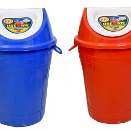 2 Piece Plastic Dustbin for Home and Kitchen Big 60 litres with Swing LID Plastic Dustbin-picture-16