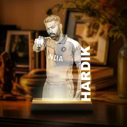 Hardik Pandya Themed LED Table Lamp Table Lamp-24