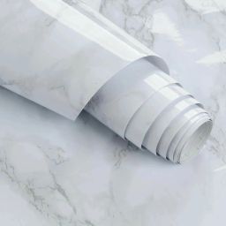 200 cm 2 M White Wallpaper for Wall Vinyl Self Adhesive White Cloud Marble Wallpaper Self Adhesive Sticker-image-34
