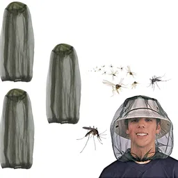 maycreate Insect Head Net Fine Mesh Head Net for Outdoor Protection Insect Net-picture-0