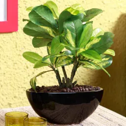 fourwalls Polyester Artificial Bonsai With Pot Artificial Plants-picture-1