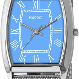 Treacher Special 124 Ice Blue Roman Figure Dial Stainlesssteel Adjustable Chain Analog Watch - For Men RBT3254-BL-SLVR-ANLG-MEN_124IceB-image-90