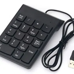 SCALEBEE Wired Numeric Keypad Slim Mini Number Pad Keyboard Numpad for Laptop & Desktop Wired USB Handheld Laptop Keyboard Compatible with Desktop, Laptop, Mac stand support-28