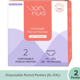 nua Overnight Disposable Period Panty 360 Degree Coverage for Protection Sanitary Pad-picture-1